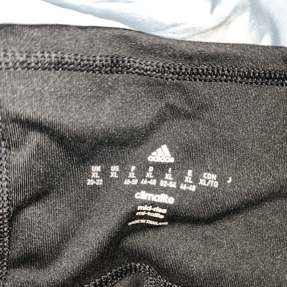 Adidas climalite leggings midrise XL - Picture 3 of 3